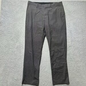 BONOBOS Weekday Warrior Straight Dress Pant Tuesday Mens 35x32 Black Houndstooth
